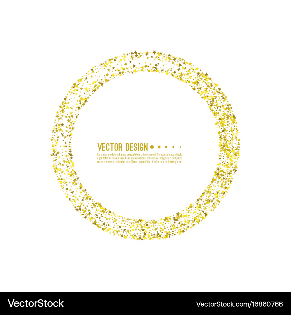 Abstract background with starry vector image