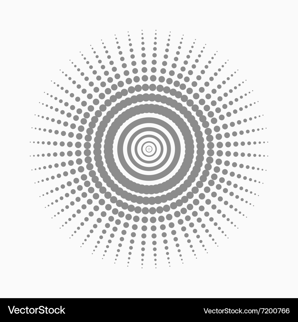 Abstract dot shape design element vector image