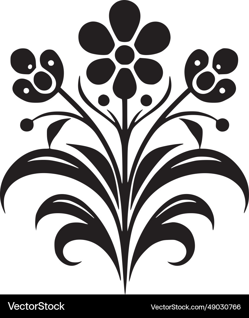 Blume - minimalistisches und flaches Logo Blume - minimalistisches und flaches Logo vektorbild
