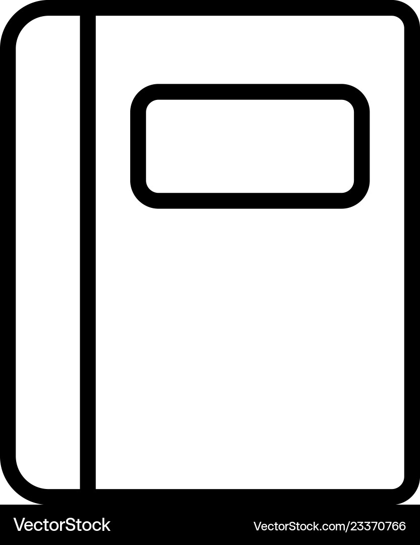 Notebook icon vector image