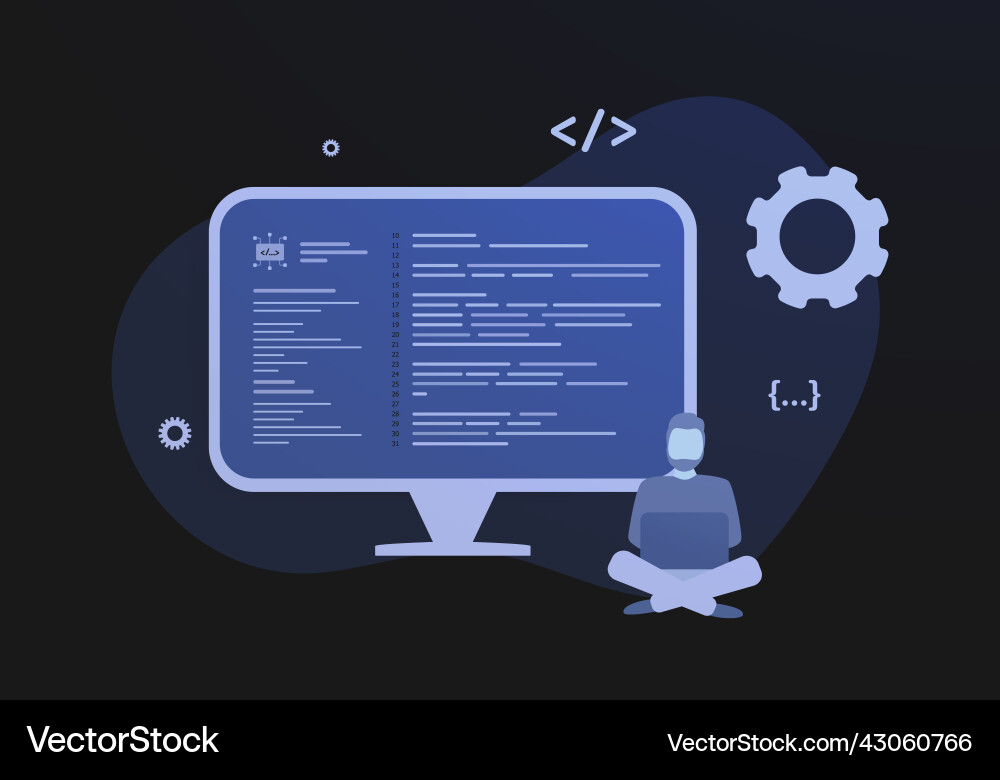 Programming Languages Concepts vector image