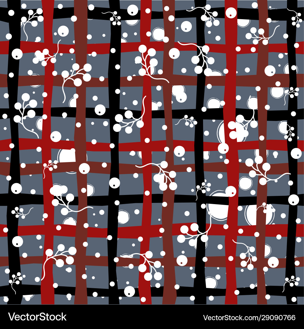 Seamless pattern with berries on subtle background Seamless pattern with berries on subtle background vector image