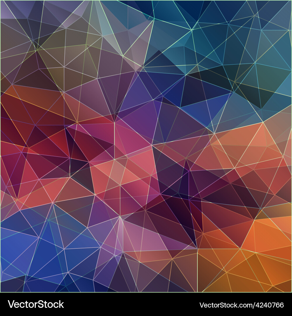 Triangle abstract background vector image