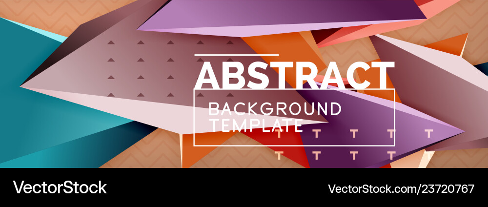 3d triangular shapes abstract background 3d triangular shapes abstract background vector image