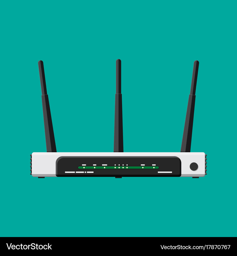 Wireless Router and Access Point vector image