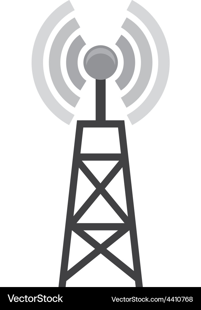 Telecom tower vector image