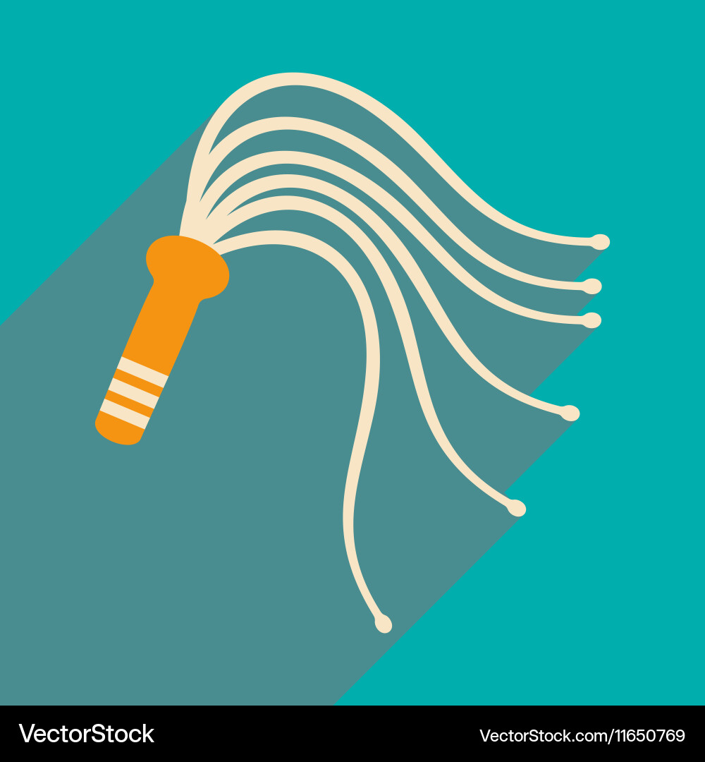 Flat with shadow icon and mobile application Vector Image