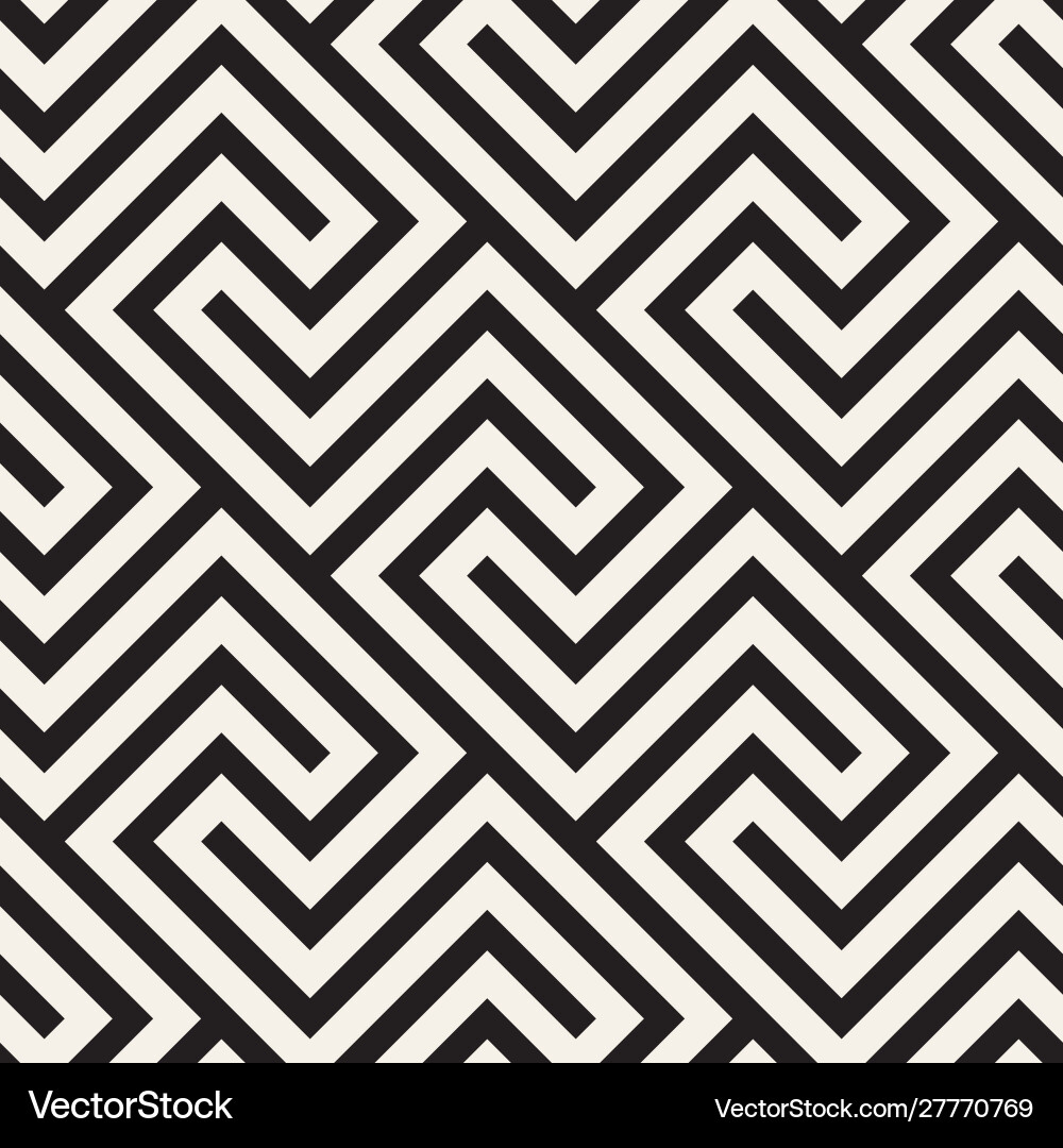 Geometric Line Pattern - Abstract Tile vector image
