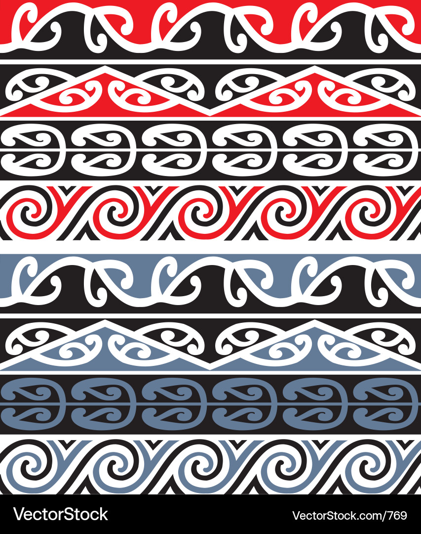 Maori designs Royalty Free Vector Image - VectorStock