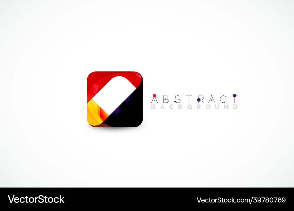 Minimal background abstract square shape Minimal background abstract square shape vector image