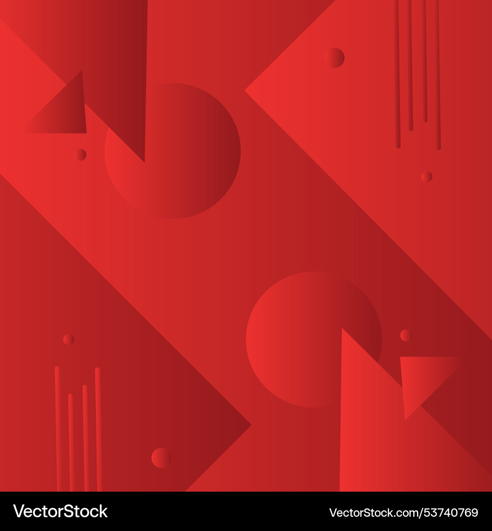 Modern and trendy red gradient triangle rectangle Modern and trendy red gradient triangle rectangle vector image