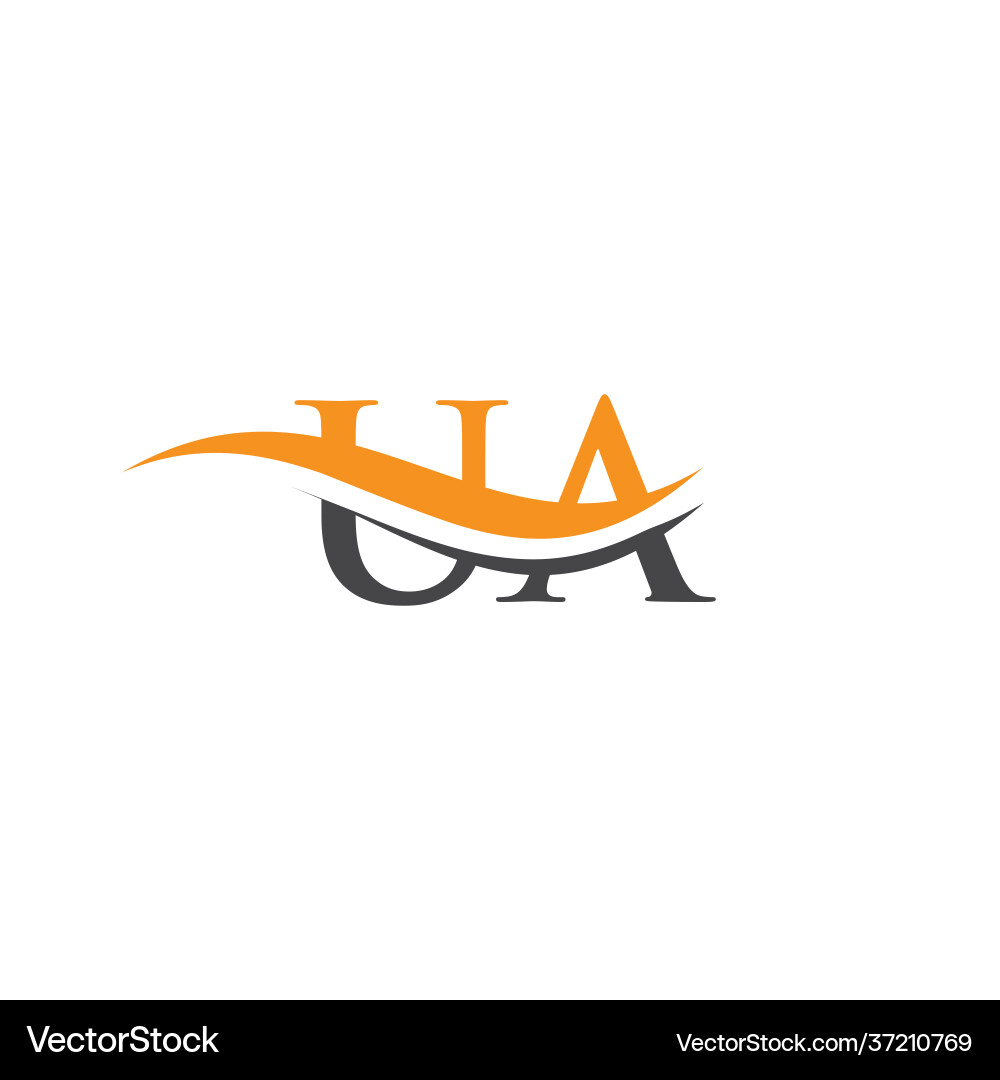 Ua logo design premium letter – Royalty-Free Vector | VectorStock, image size:1000x1080