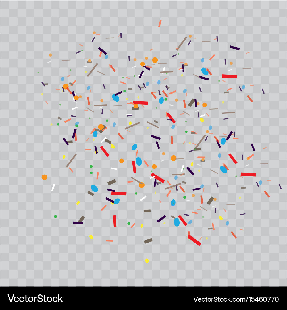 Abstract background with many falling tiny vector image