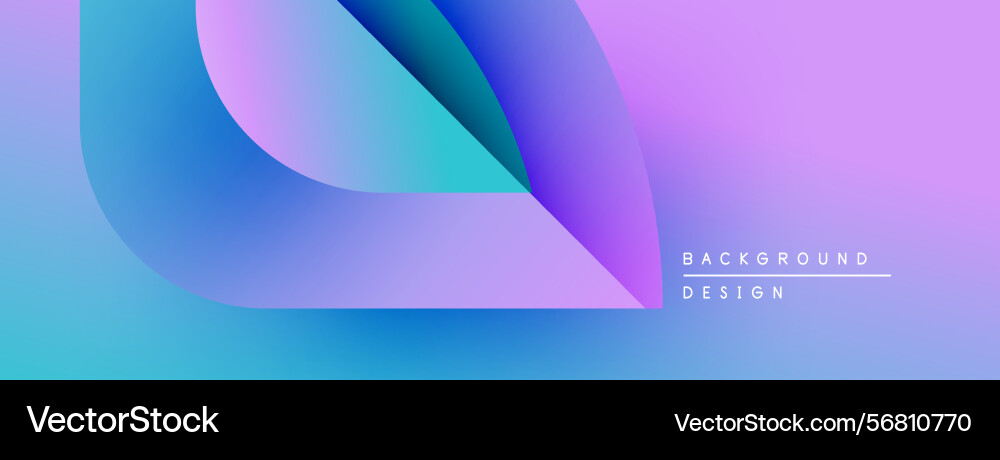 Abstract gradient shapes blend creating vibrant Abstract gradient shapes blend creating vibrant vector image