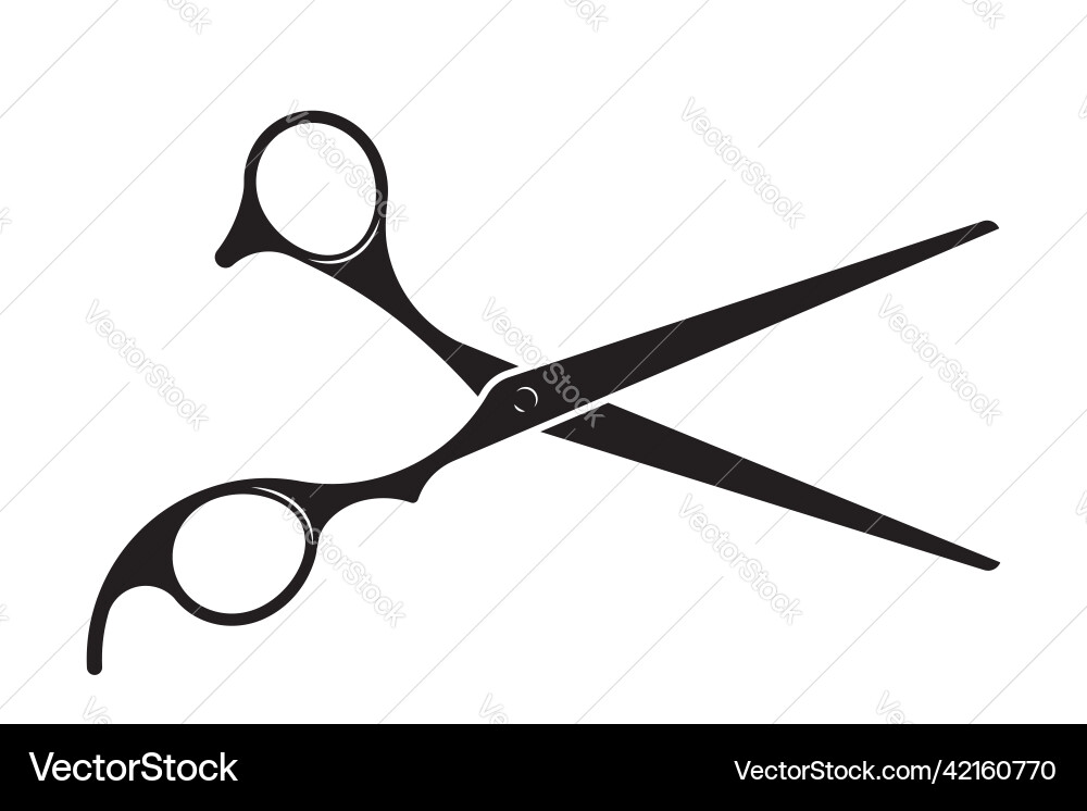 Friseur Friseur Schere professionelle Salon Friseur Friseur Schere professionelle Salon vektorbild