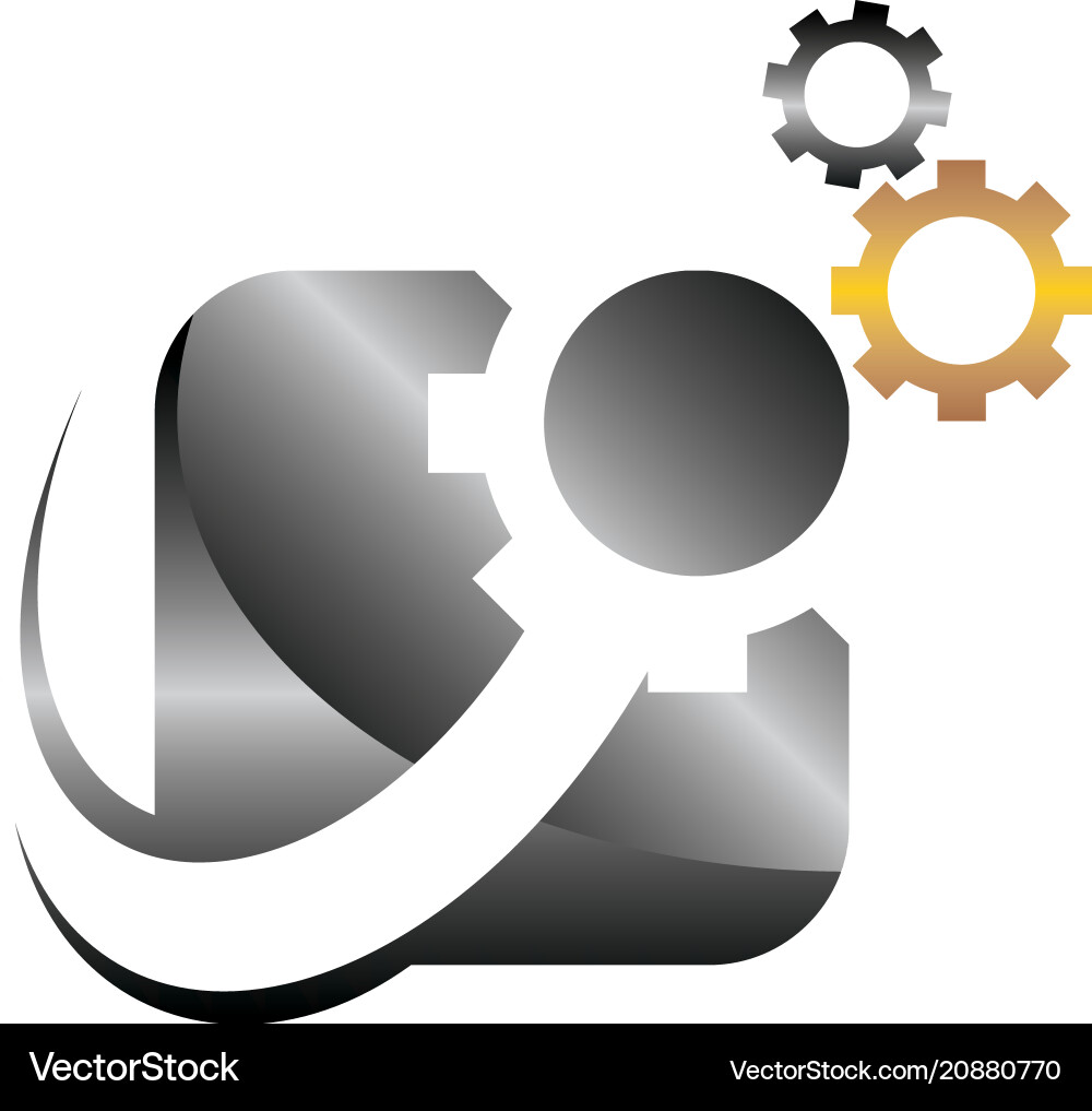 Getriebe Logo Design Vorlage Getriebe Logo Design Vorlage vektorbild