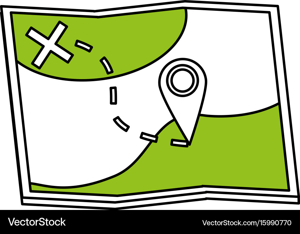 Map Royalty Free Vector Image - VectorStock