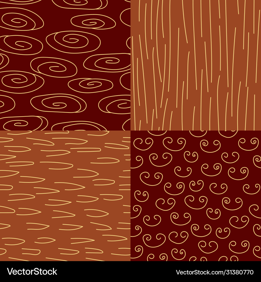 Set four backgrounds with light patterns Set four backgrounds with light patterns vector image