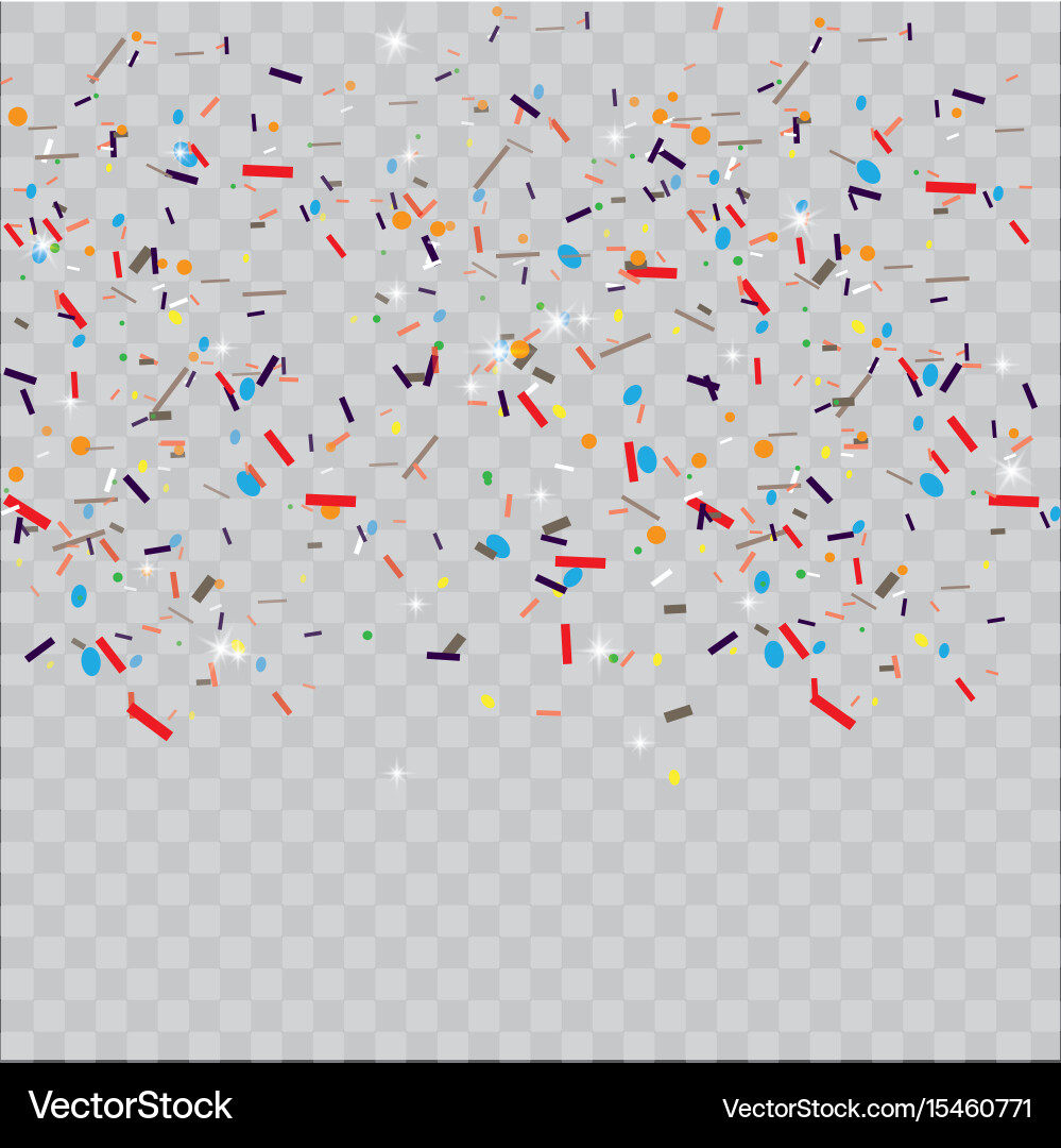 Abstract background with many falling tiny vector image