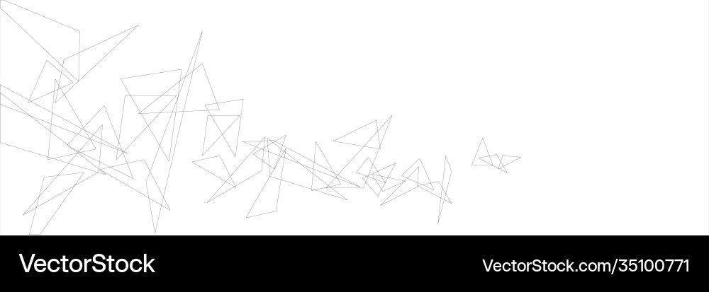 Abstract triangular background on white Vector Image