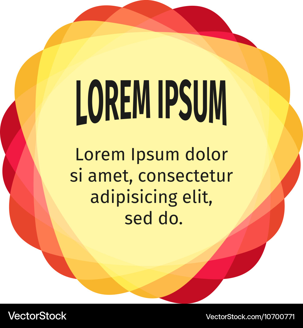 Bright design elements for the abstract colorful vector image