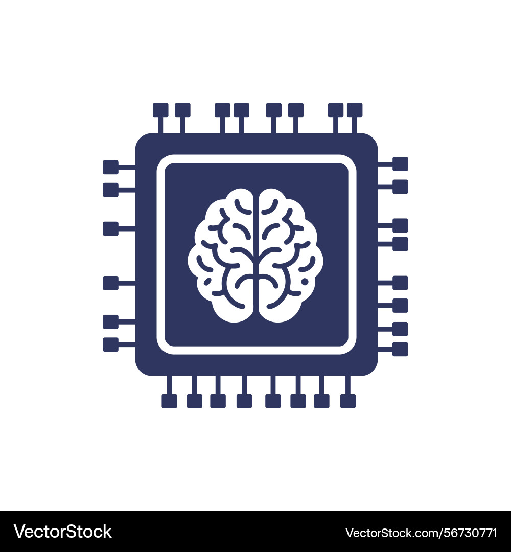 Deep learning machine and big data Deep learning machine and big data vector image