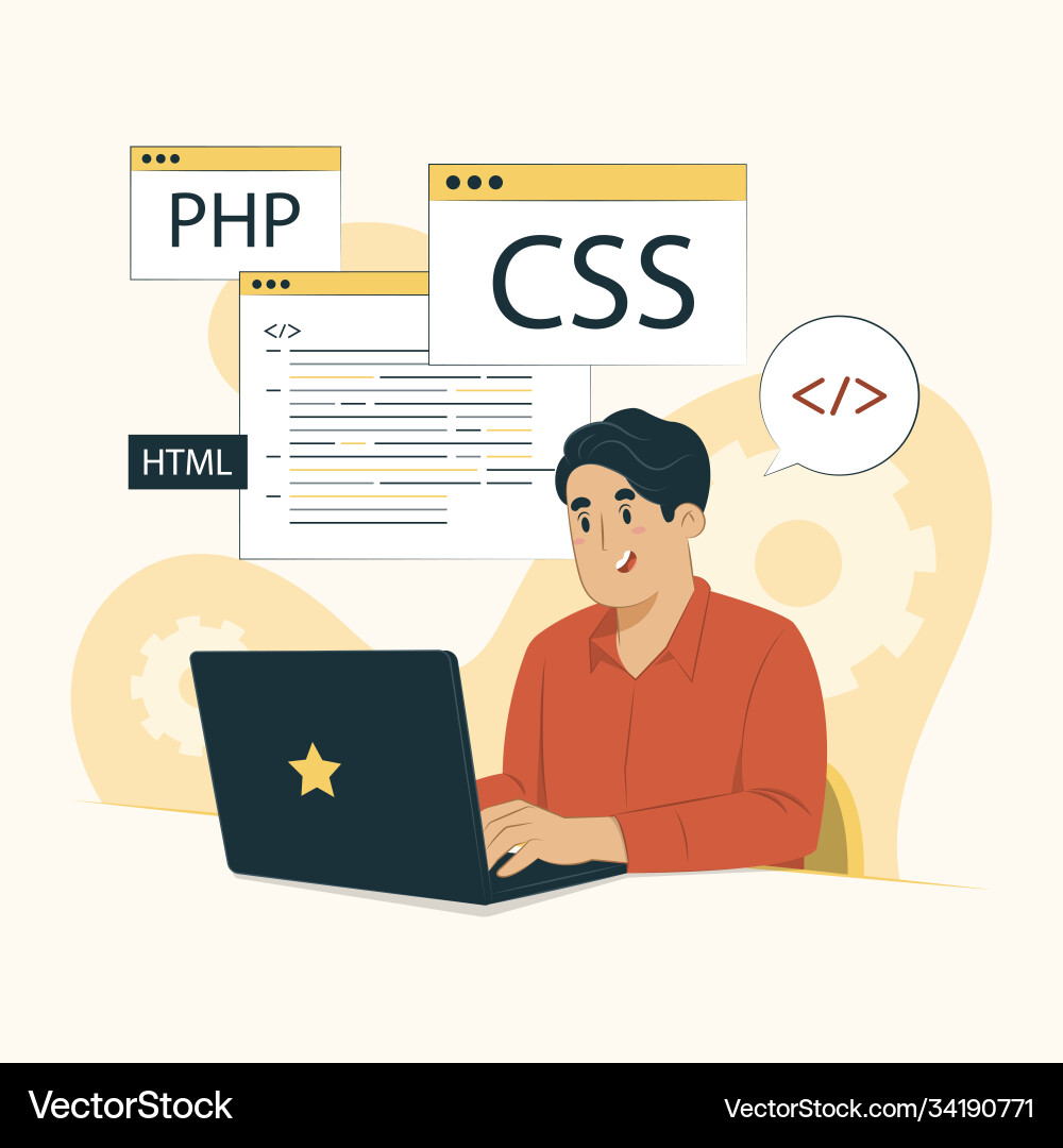 Programming concept Vector Image