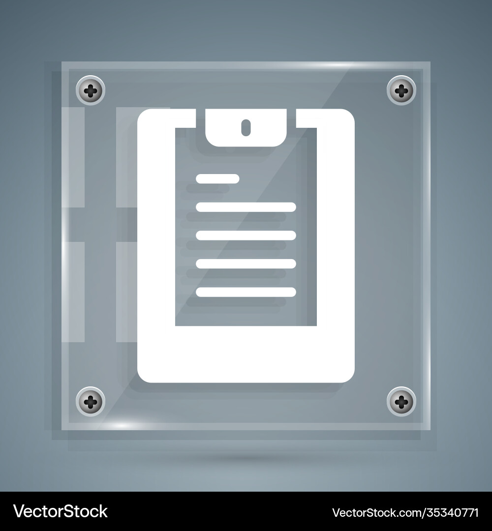 White server data report icon isolated on grey White server data report icon isolated on grey vector image
