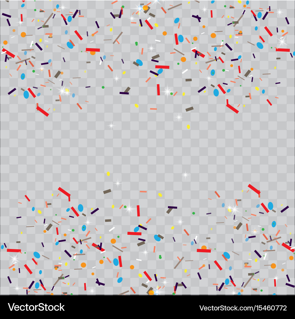 Abstract background with many falling tiny vector image