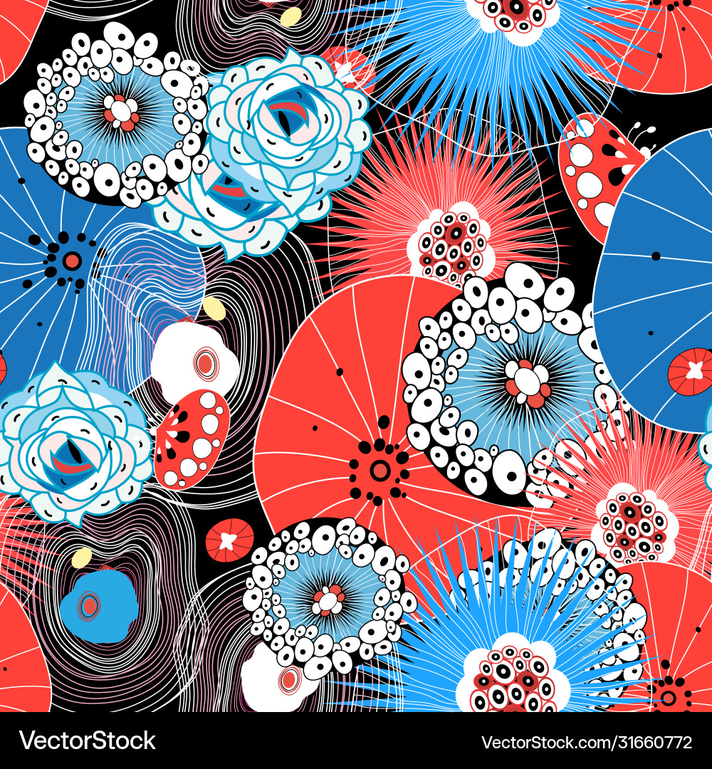 Graphical abstract seamless pattern Graphical abstract seamless pattern vector image