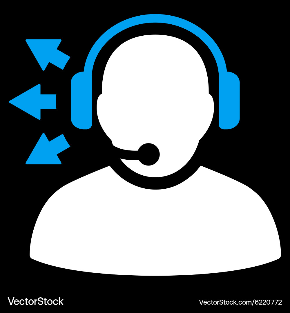 Operator message icon Vector Image