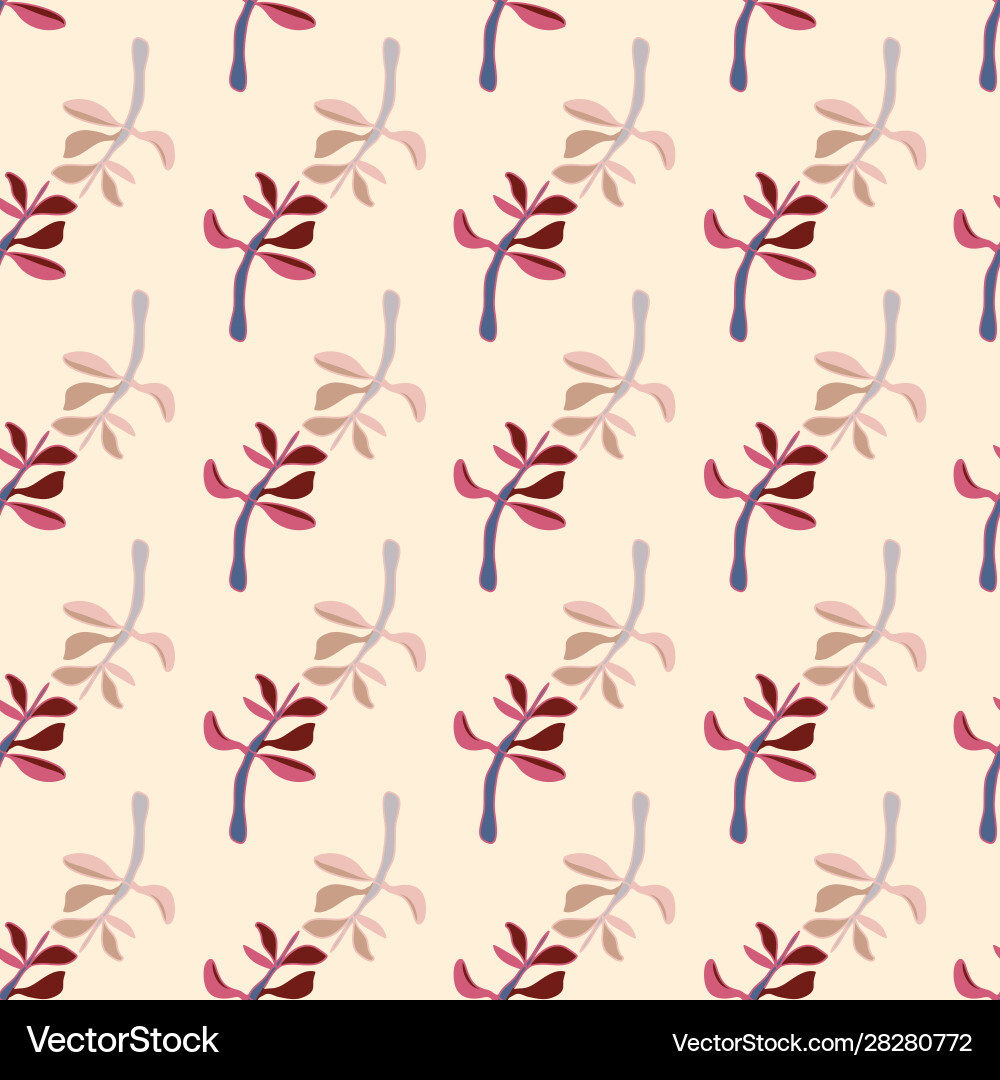 Rich soil botanical repeat pattern seamless Vector Image