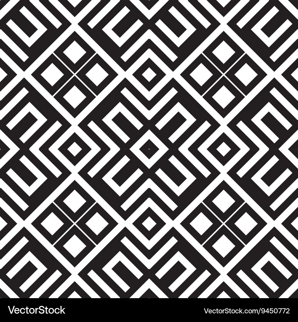 Universal different geometric seamless patterns vector image