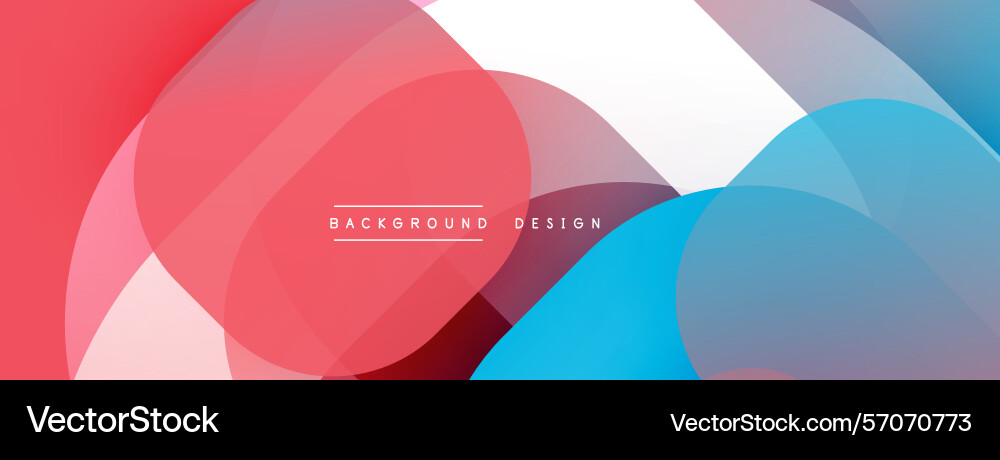 Abstract shapes overlap creating vibrant red Abstract shapes overlap creating vibrant red Vector Image