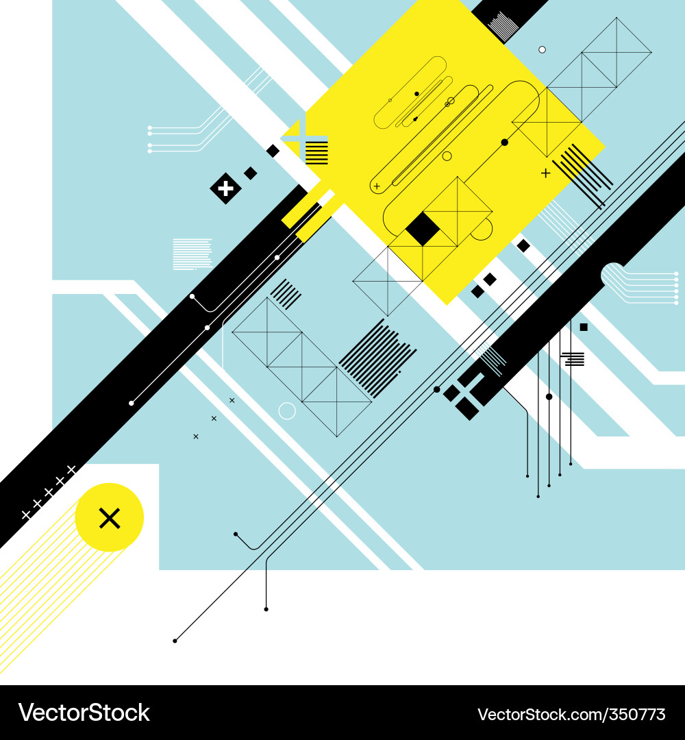 Digital Grid Pattern vector image
