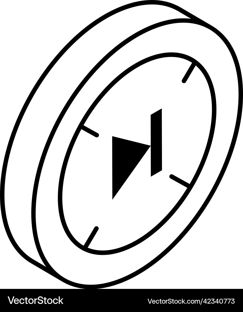 Forward button Vector Image