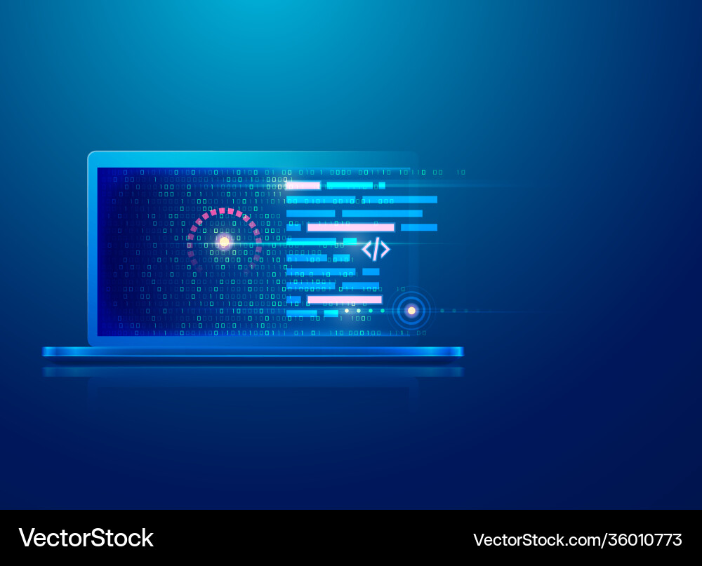 Programmingscript vector image