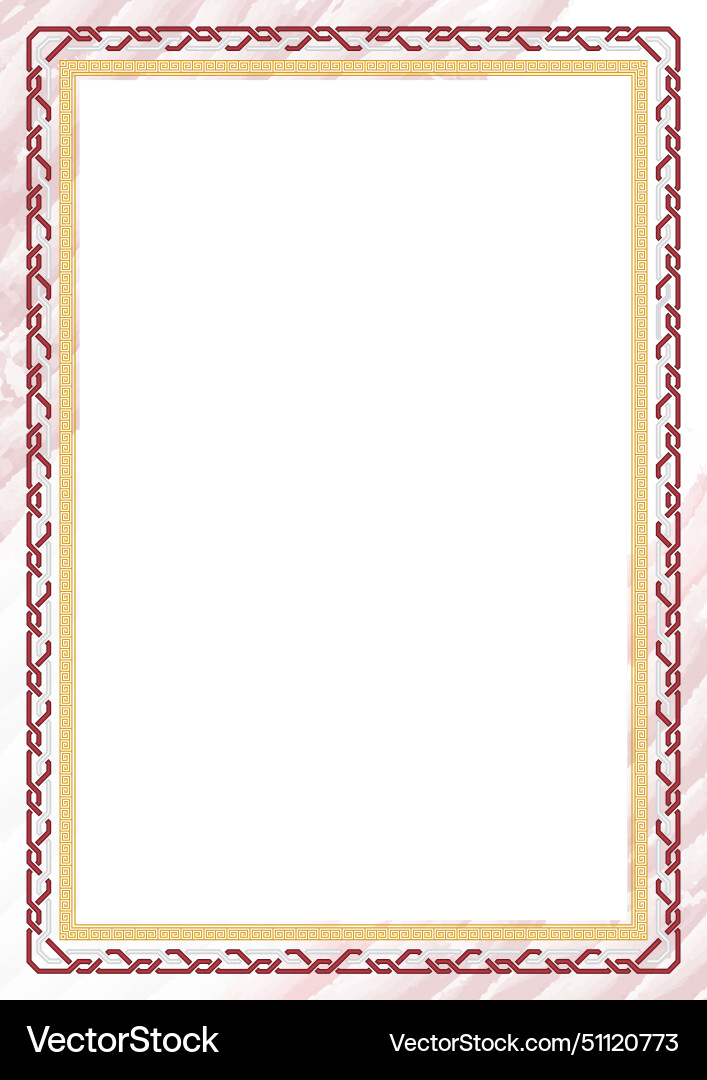 Vertical frame and border with latvia flag Vector Image