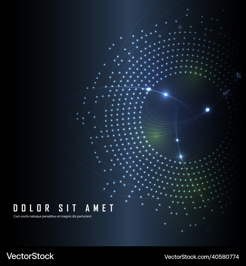 Abstract design template on halftone background Abstract design template on halftone background vector image