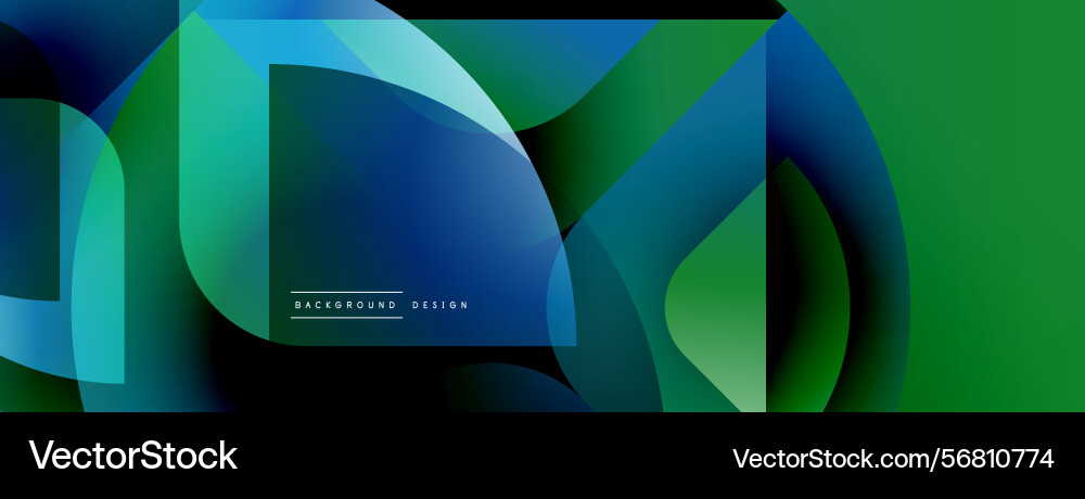 Abstract fluid shapes overlap creating vibrant Abstract fluid shapes overlap creating vibrant vector image