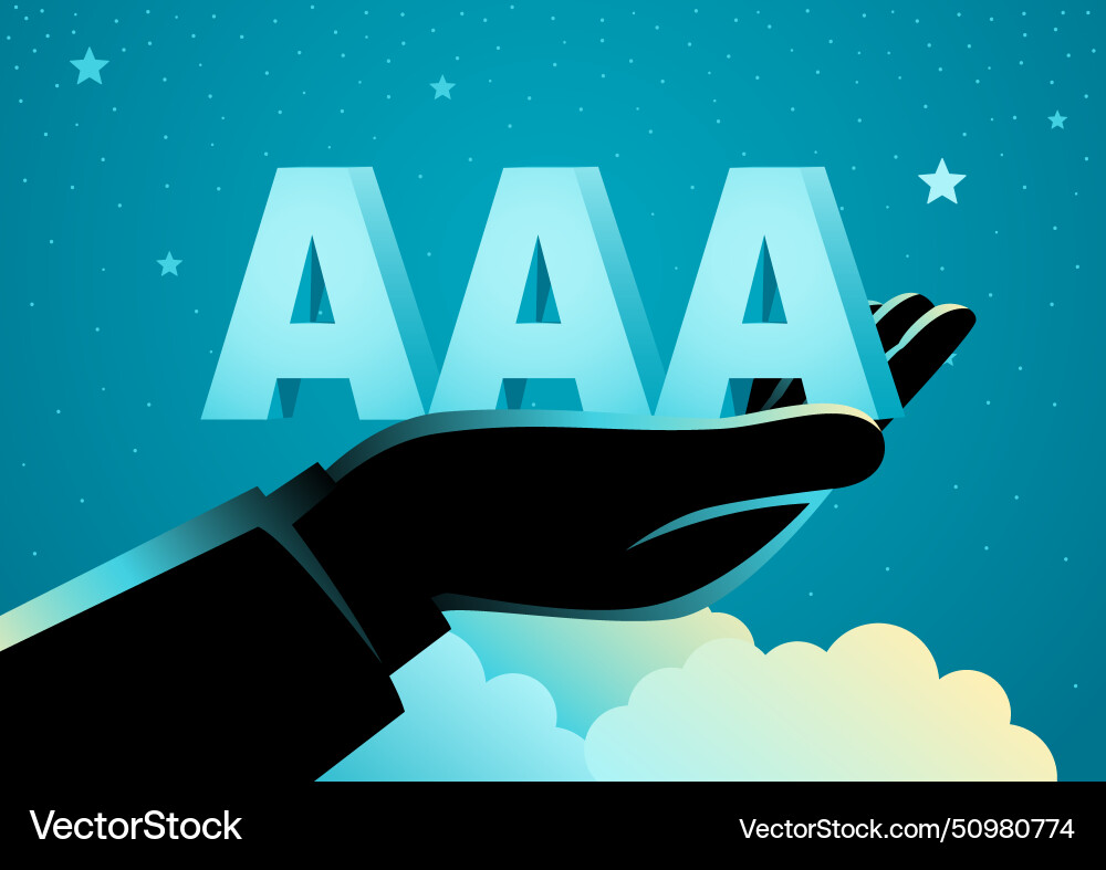 Business Silhouette aaa Handstars Business Silhouette aaa Handstars vektorbild
