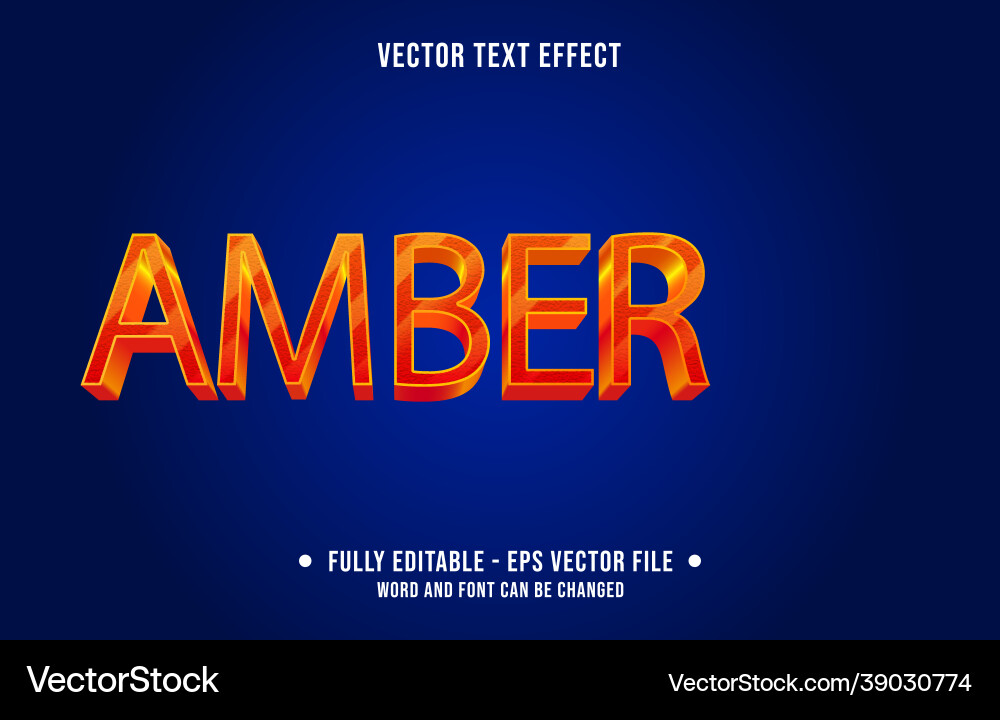 Editable text effect gradient shiny style vector image