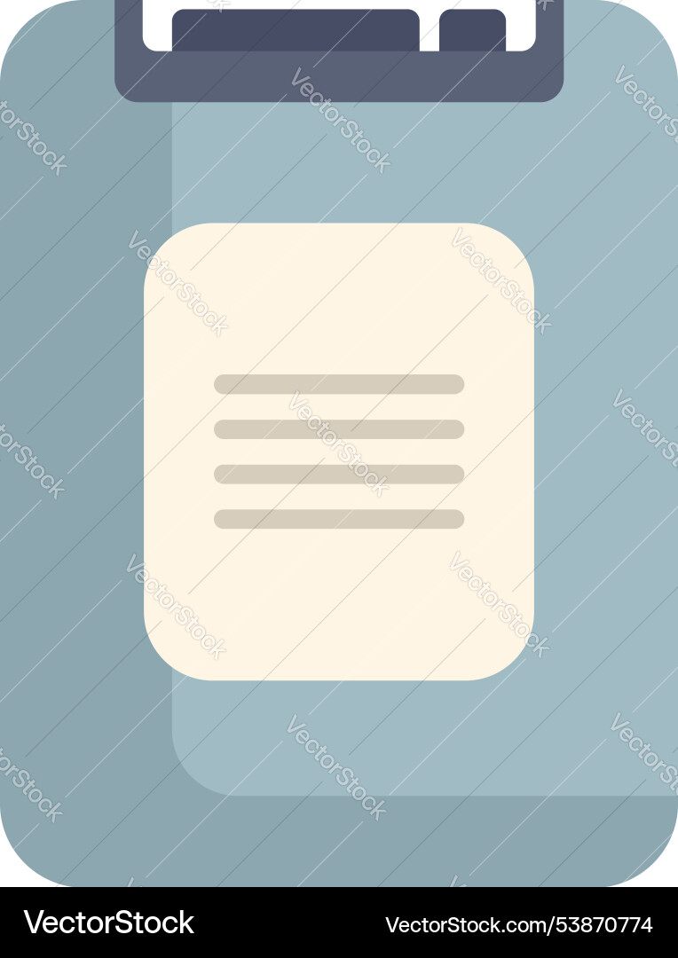 Memory card showing blank document for storage Vector Image
