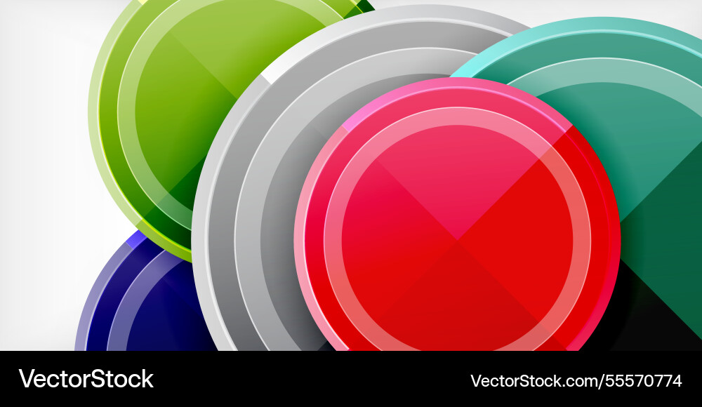 Minimal geometric abstract background circle Minimal geometric abstract background circle Vector Image