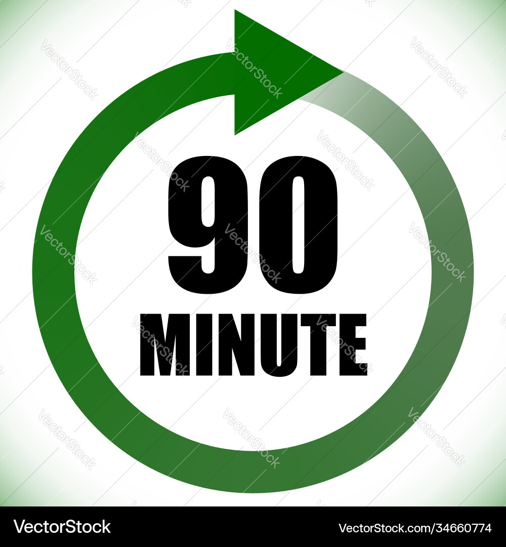 Numbers numerals dial time duration and schedule Vector Image