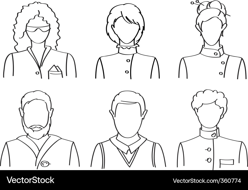 People icons Vector Image