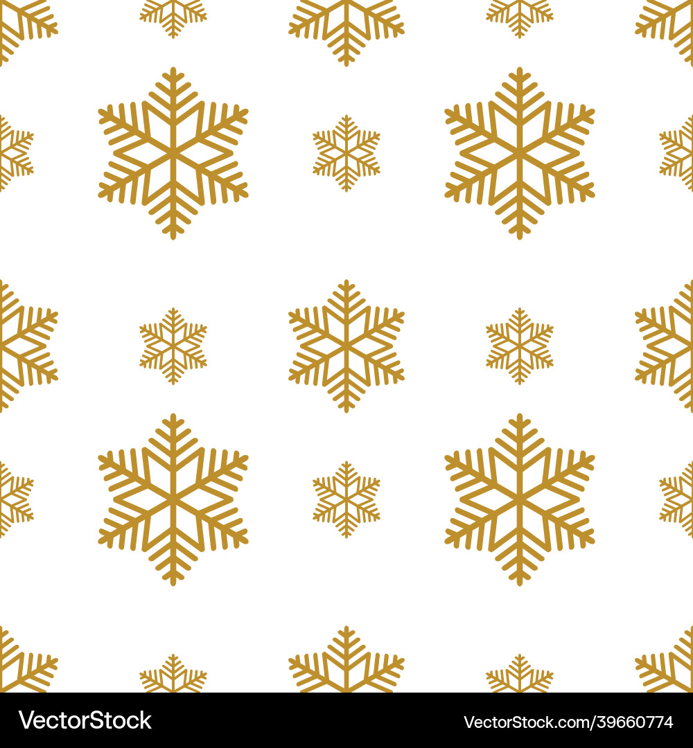 Seamless pattern with snowflakes Seamless pattern with snowflakes vector image