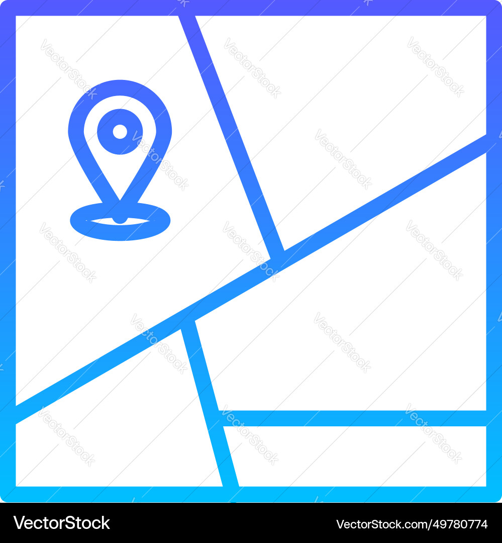 Tracking line gradient icon pictogram symbol Tracking line gradient icon pictogram symbol vector image
