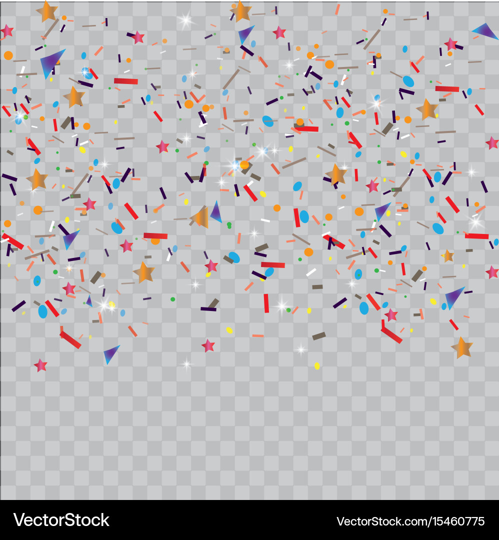 Abstract background with many falling tiny vector image