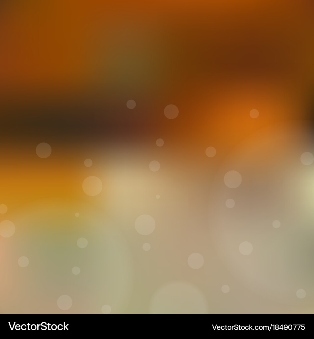 Blurred background with bokeh vector image